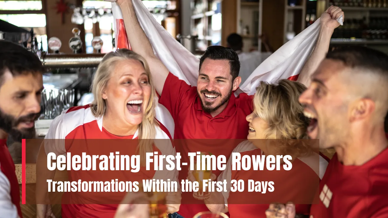 Celebrating First-Time Rowers
