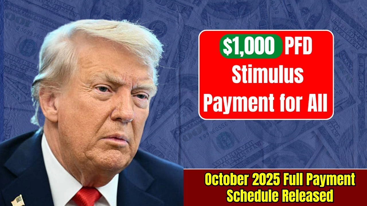 $1,000 PFD Stimulus Payment for All