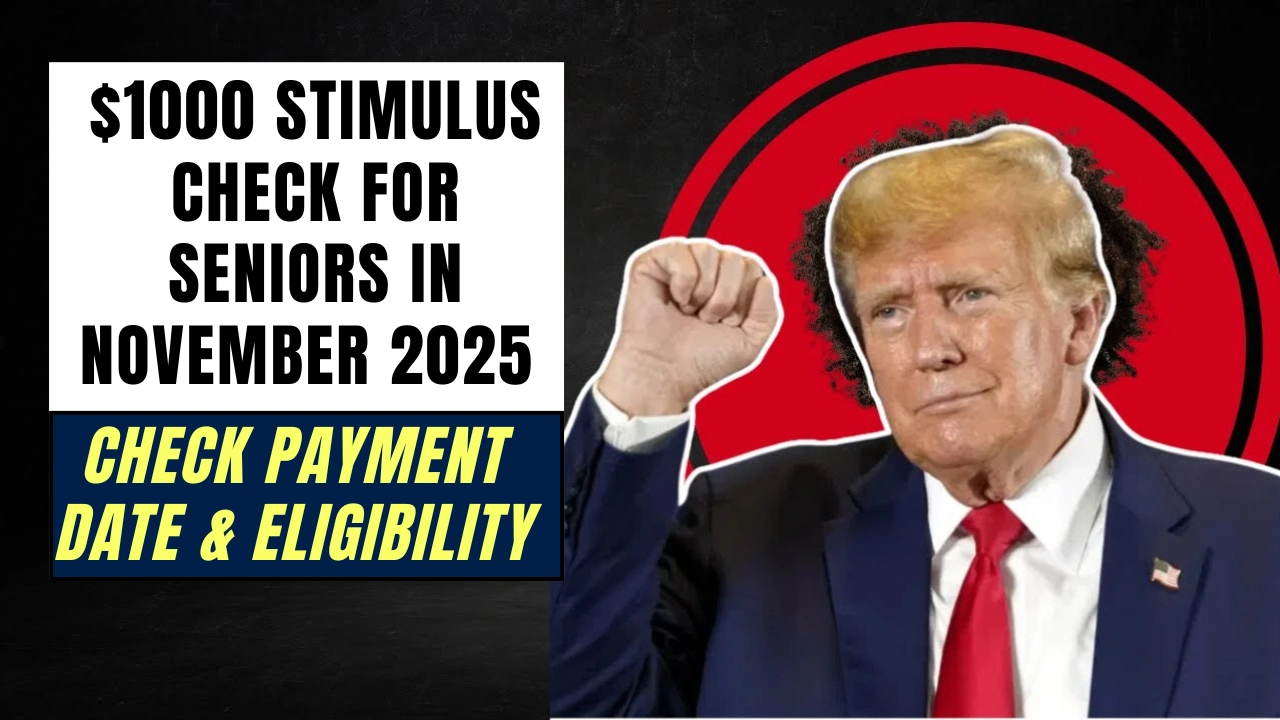 $1000 Stimulus Check For Seniors In November 2025