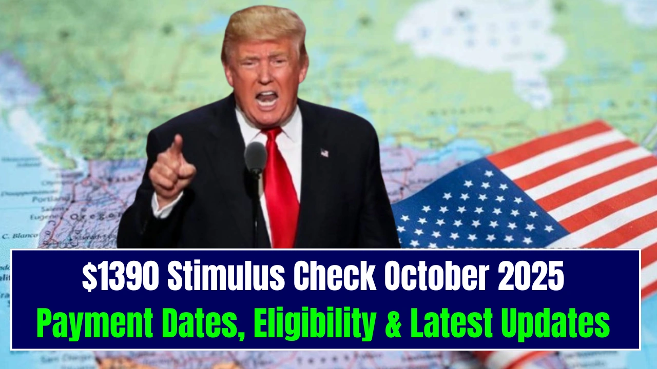 $1390 Stimulus Check October 2025