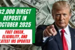 $2,000 Direct Deposit in October 2025