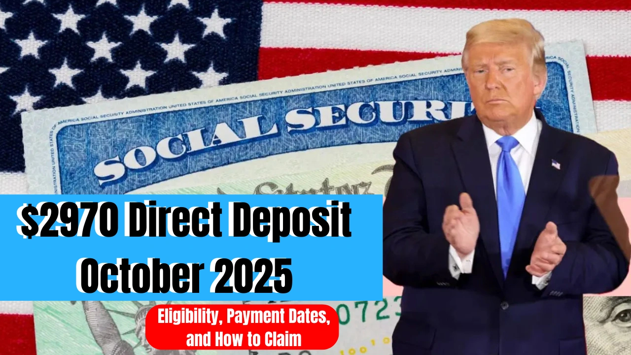 $2970 Direct Deposit October 2025