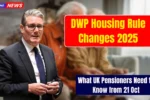 DWP Housing Rule Changes 2025