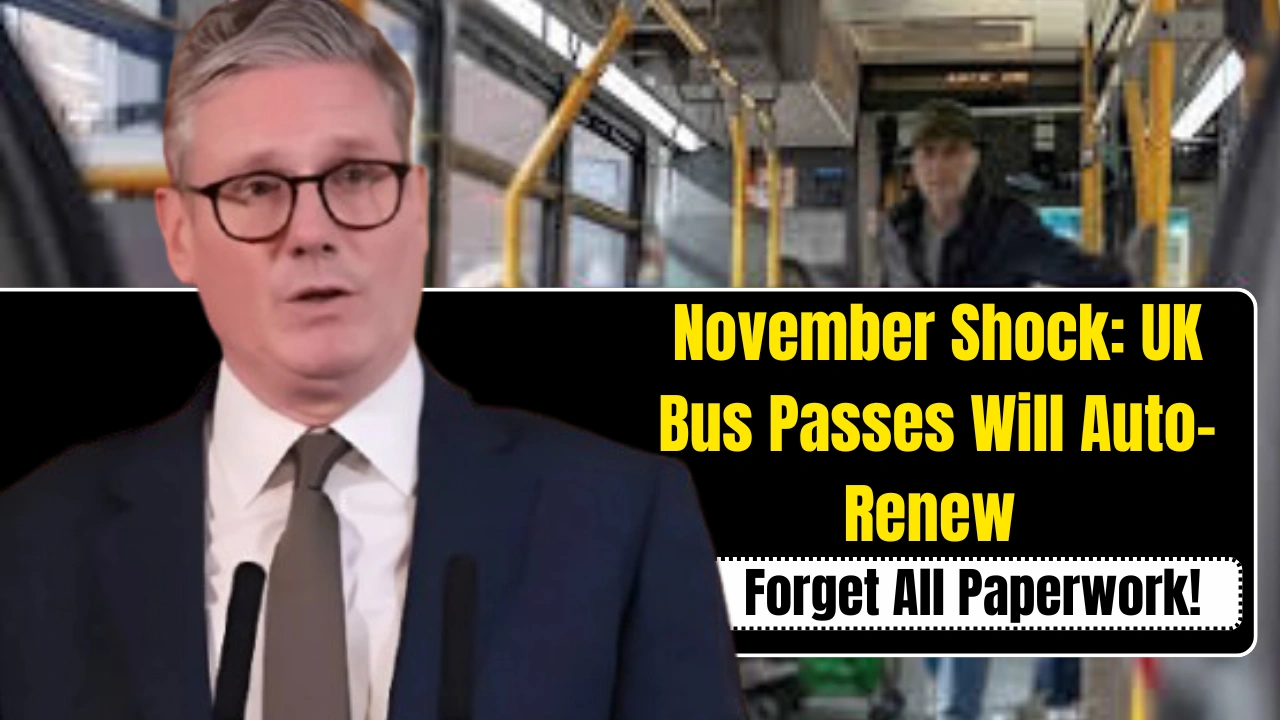 November Shock UK Bus Passes Will Auto-Renew