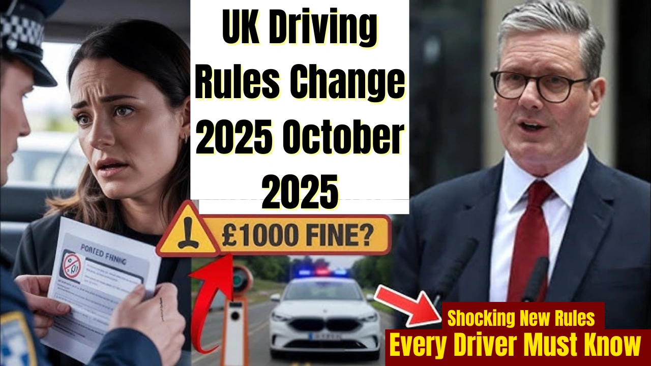 UK Driving Rules Change 2025 October 2025