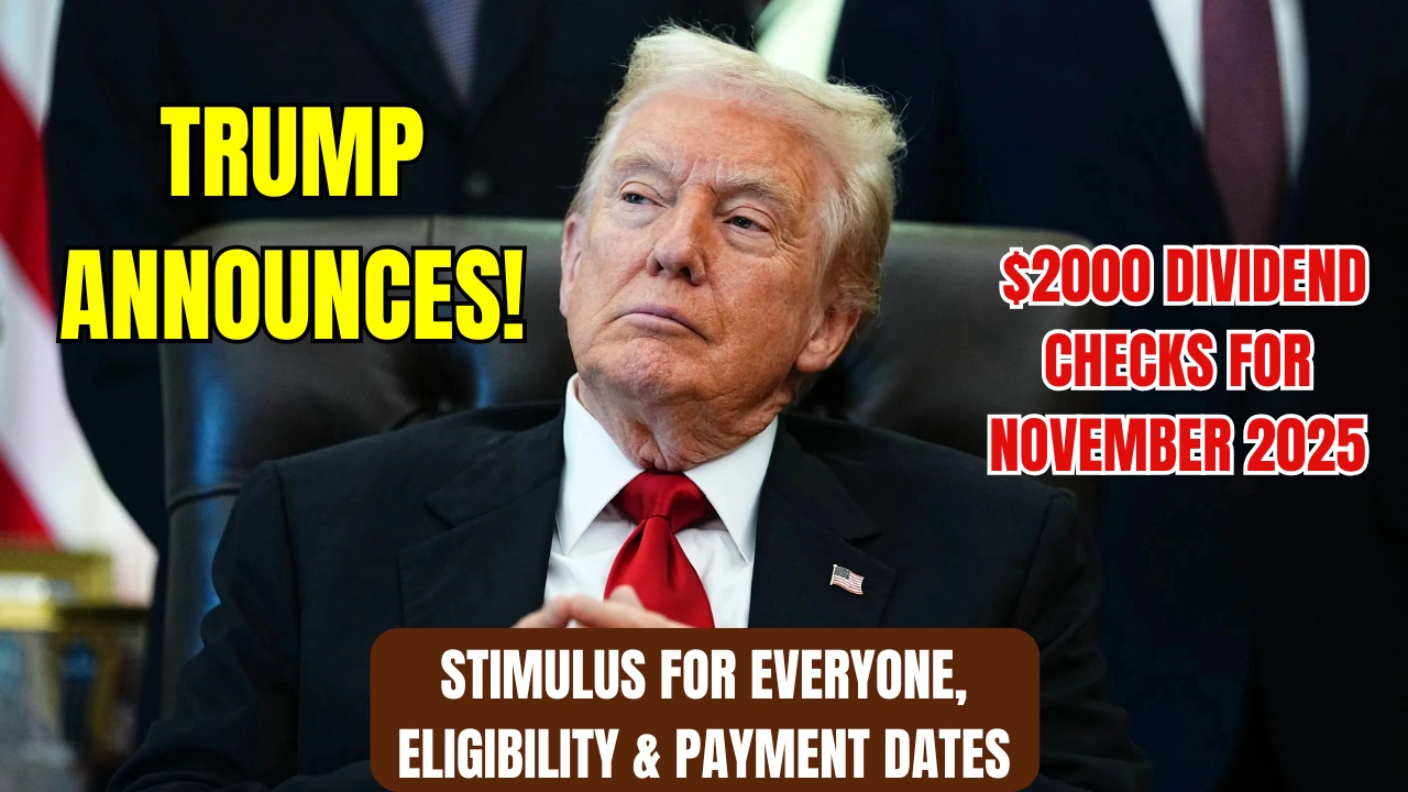 $2000 Dividend Checks November 2025