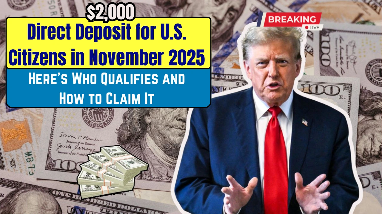 $2,000 direct deposit for U.S. citizens