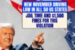New November Driving Law In All 50 US States