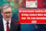 UK Government Confirms New Driving Licence Rules for Over-70s from November 2025